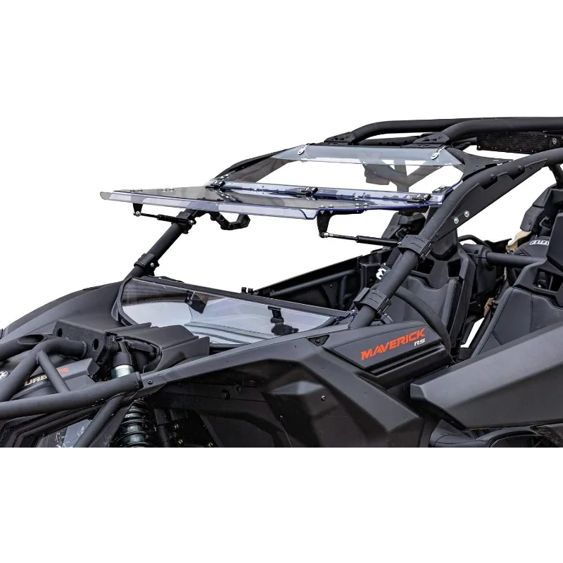 SuperATV Scratch Resistant Flip Windshield for Can-Am Maverick X3 | 1/4" Thick Polycarbonate that is 250x Stronger than Glass
SuperATV Scratch Resistant Flip Windshield for Can-Am Maverick X3 | 1/4" Thick Polycarbonate that is 250x Stronger than Glass