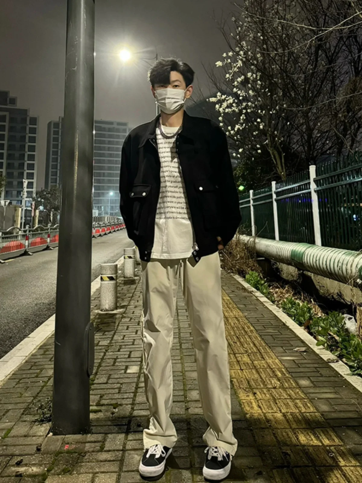 Cleanfit Bla Baseball Jaet for Men Spring Autumn Street Sle Cool And Haome Outerwear Long Sve Loose Fit Jaet
Cleanfit Bla Baseball Jaet for Men Spring Autumn Street Sle Cool And Haome Outerwear Long Sve Loose Fit Jaet