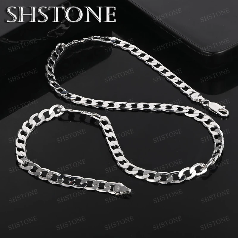 Handmade Make Original Necklace 6MM 925 Sterling Silver Necklace Fine Jewelry For Women Man Fashion Necklace Accessories
Handmade Make Original Necklace 6MM 925 Sterling Silver Necklace Fine Jewelry For Women Man Fashion Necklace Accessories