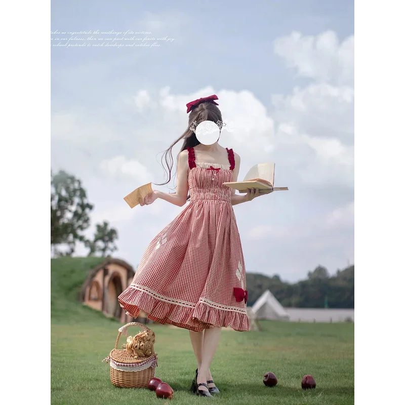 ss23Сладкая и энергичная красная клетчатая жилетка-юбка с рукавами-пузырьками в горошек Рубашка без рукавов Лолита Kawaii Girl Чаепитие Принц
ss23Сладкая и энергичная красная клетчатая жилетка-юбка с рукавами-пузырьками в горошек Рубашка без рукавов Лолита Kawaii Girl Чаепитие Принц