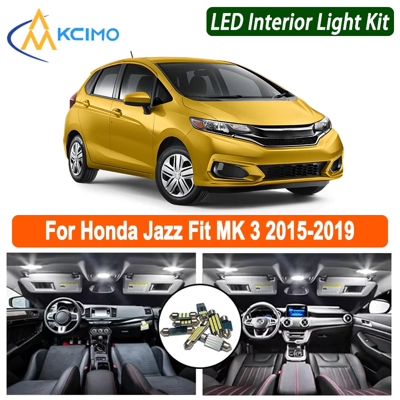 OEM-Grade LED Interior Kit for Honda Jazz Fit MK 3 2015-2019 Dome/Map/Trunk Light Upgrade Car LED Lamps
OEM-Grade LED Interior Kit for Honda Jazz Fit MK 3 2015-2019 Dome/Map/Trunk Light Upgrade Car LED Lamps