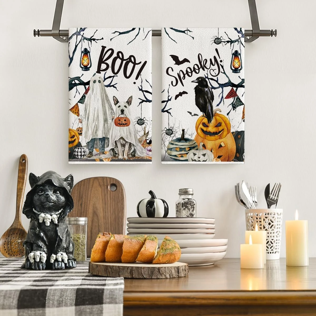 Halloween Ghost Pumpkins Tree Dog Boo Kitchen Dish Towels Cleaning Supplies Absorbent Hand Towels Set Halloween Decoration
Halloween Ghost Pumpkins Tree Dog Boo Kitchen Dish Towels Cleaning Supplies Absorbent Hand Towels Set Halloween Decoration