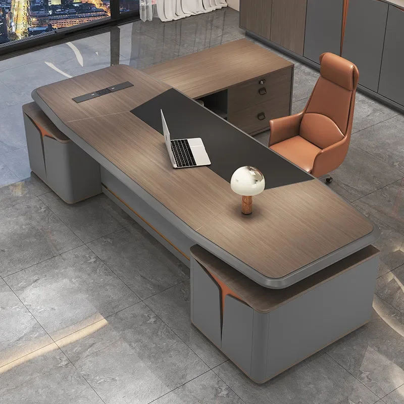 b22high-end office desk and chair combination simple modern supervisor leadership office computer desk
b22high-end office desk and chair combination simple modern supervisor leadership office computer desk