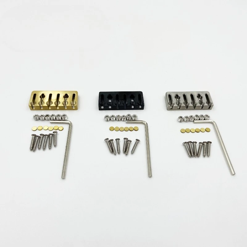 Titanium Headless Guitar Bridge & String Locks for 6-String Electric Guitar, Upgraded Fixed Tailpiece Tuning System
Titanium Headless Guitar Bridge & String Locks for 6-String Electric Guitar, Upgraded Fixed Tailpiece Tuning System