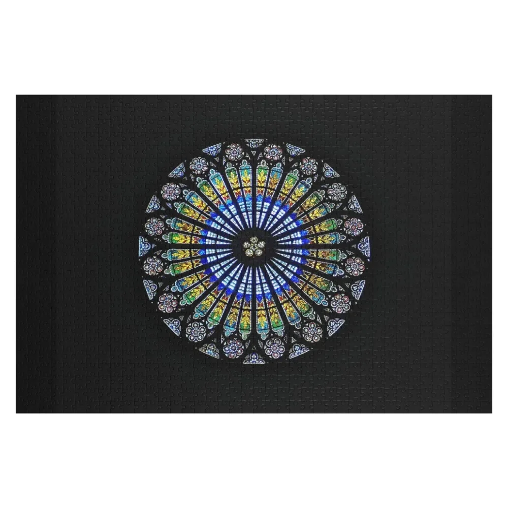 Stained Glass Rose Window Strasbourg Cathedral, France Jigsaw Puzzle Wooden Name Customs With Photo Personalised Jigsaw Puzzle
Stained Glass Rose Window Strasbourg Cathedral, France Jigsaw Puzzle Wooden Name Customs With Photo Personalised Jigsaw Puzzle