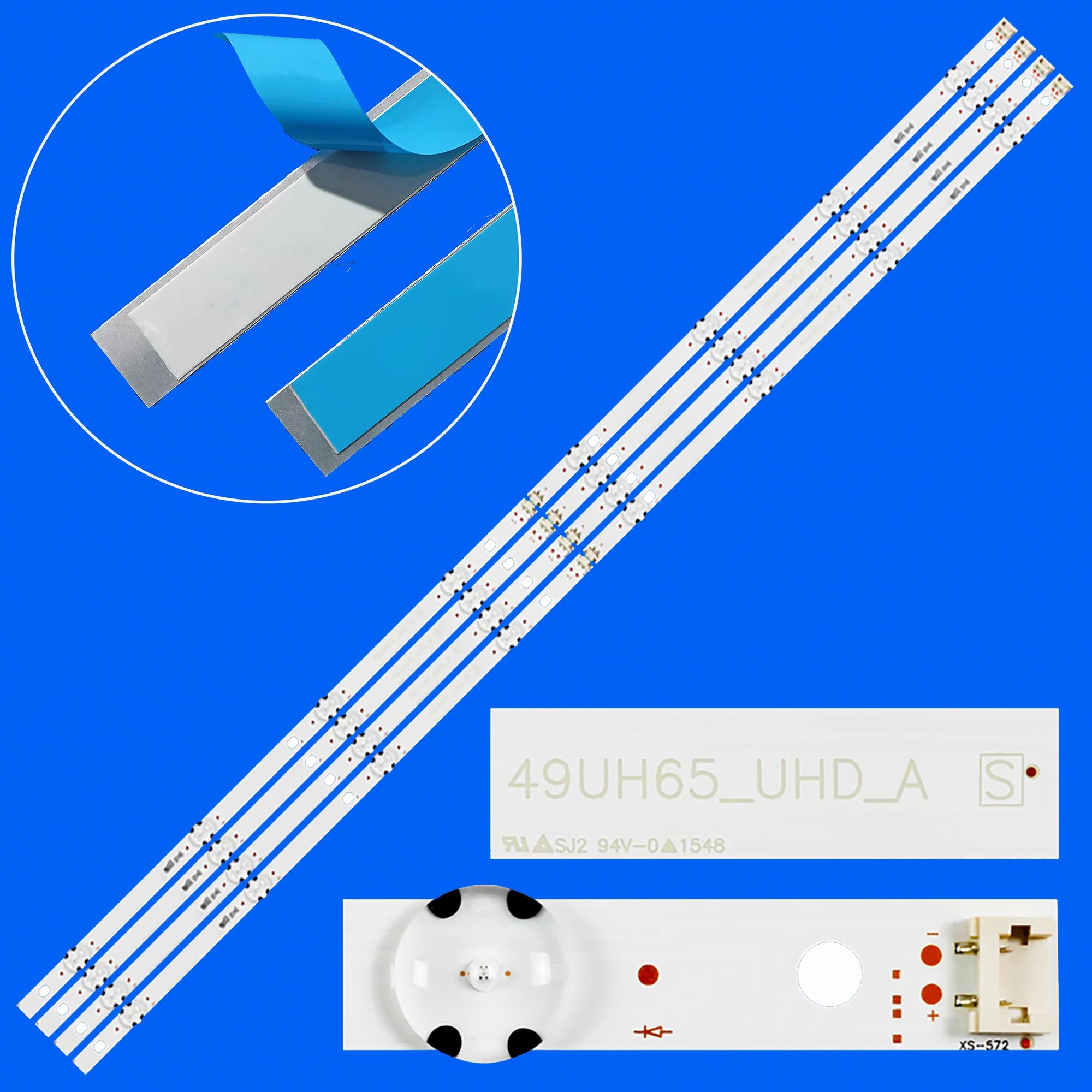 Светодиодная лента подсветки для 49UH650V 49UH652V 49UH668V 49UH652T 49UH6500 49UH661V HC490DGN-ABRC1-214X 49UH65_UHD_A 49UH65_UHD_B
Светодиодная лента подсветки для 49UH650V 49UH652V 49UH668V 49UH652T 49UH6500 49UH661V HC490DGN-ABRC1-214X 49UH65_UHD_A 49UH65_UHD_B