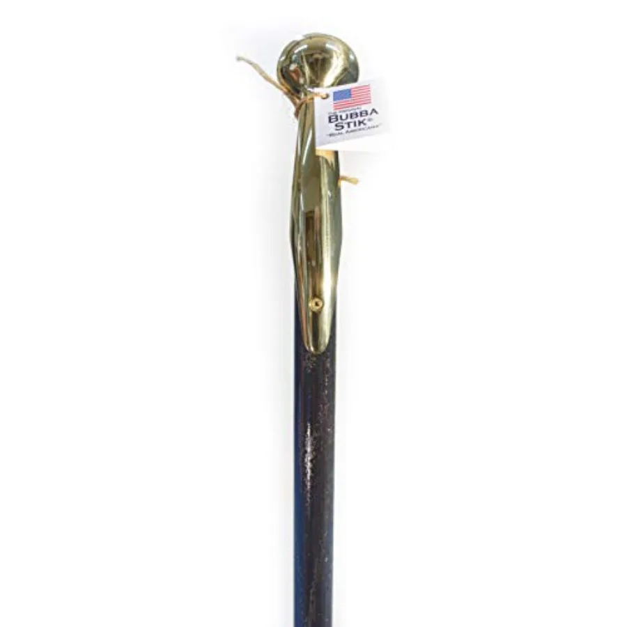 Hiking Staff - Original "Classic" Style Walking Stick with Brass Hame Handle. Made in Texas by Real Texans. 52" Tall
Hiking Staff - Original "Classic" Style Walking Stick with Brass Hame Handle. Made in Texas by Real Texans. 52" Tall