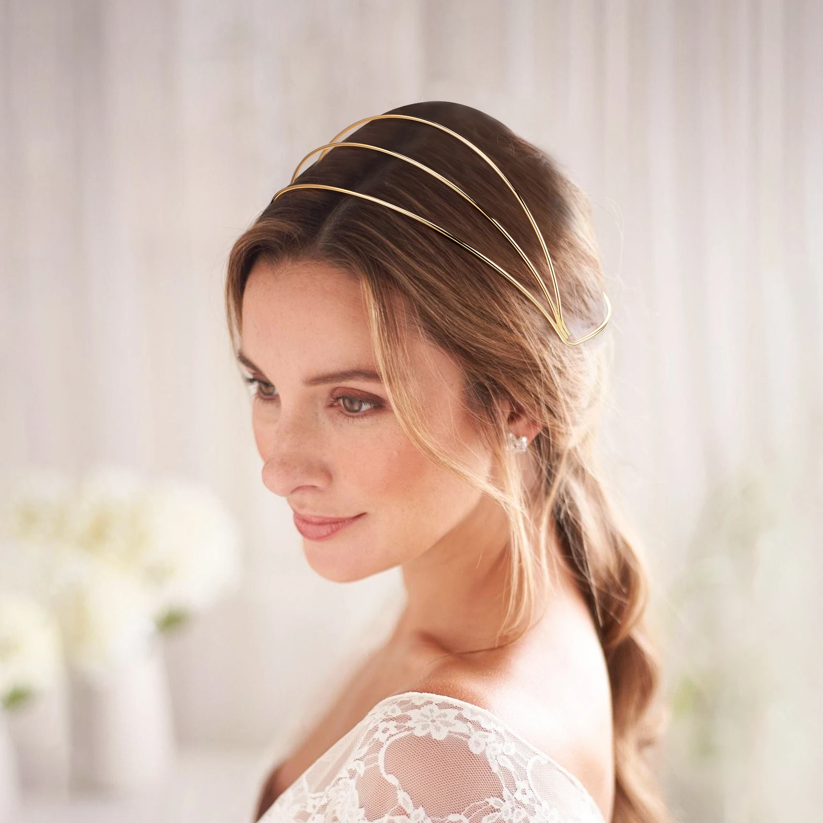 2pcs Diy Headdress Frame Crown Base Durable Iron Hair Decoration Accessory For Wedding Party Wear Simple Stylish Headpiece Hair
2pcs Diy Headdress Frame Crown Base Durable Iron Hair Decoration Accessory For Wedding Party Wear Simple Stylish Headpiece Hair