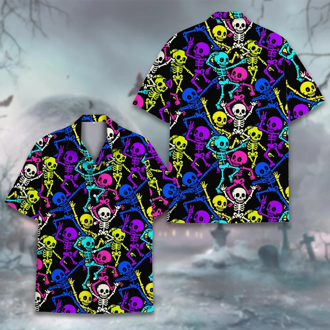 Men Vintage Floral Skull Print Hawaiian Shirt Summer Casual Button Down Beach blouses Retro Skull With Flowers Aloha Shirts
Men Vintage Floral Skull Print Hawaiian Shirt Summer Casual Button Down Beach blouses Retro Skull With Flowers Aloha Shirts