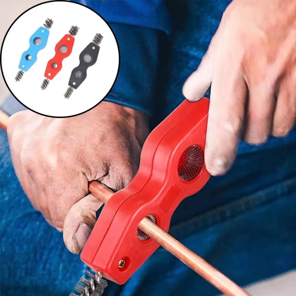 4 in 1 Double-headed Copper Pipe Brush Copper Tube Polishing Inside Outside Reamer Pipe Cleaner Chamfering Tool Pipe Deburrer
4 in 1 Double-headed Copper Pipe Brush Copper Tube Polishing Inside Outside Reamer Pipe Cleaner Chamfering Tool Pipe Deburrer