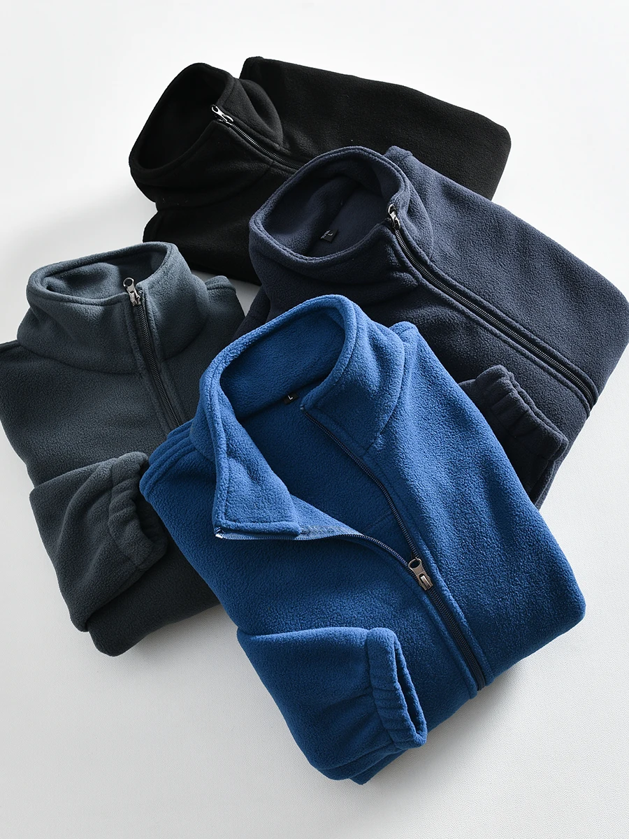 Double-Sided Fleece Outdoor Men's Jacket Stand Collar Warmth Polyester Fiber Standard Fit Fashion Urban Style Spring Autumn
Double-Sided Fleece Outdoor Men's Jacket Stand Collar Warmth Polyester Fiber Standard Fit Fashion Urban Style Spring Autumn
