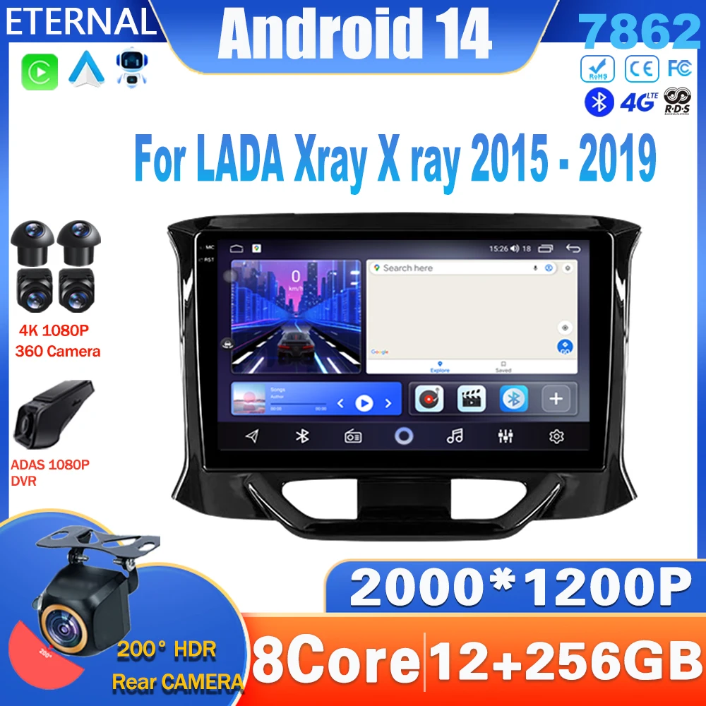 Android 14 Car Radio For LADA Xray X ray 2015 - 2019 Multimedia Video Player Navigation Carplay Head Unit NO 2Din DVD 4G Stereo
Android 14 Car Radio For LADA Xray X ray 2015 - 2019 Multimedia Video Player Navigation Carplay Head Unit NO 2Din DVD 4G Stereo