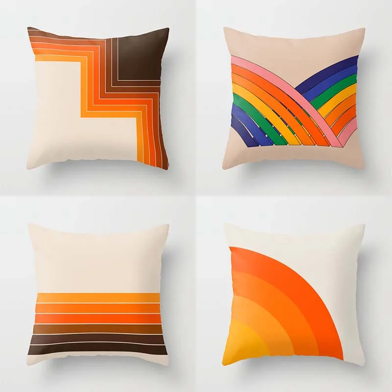 Vintage Bronzer Background Cushion Home Sofa Chair Decoration Pillowcase Rainbow Tunnel pattern decor
Vintage Bronzer Background Cushion Home Sofa Chair Decoration Pillowcase Rainbow Tunnel pattern decor