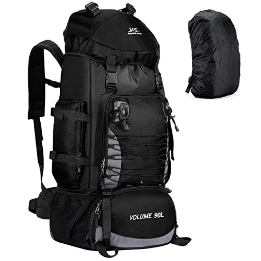 90L Hiking Backpack, Waterproof Camping Bag with Rain Cover, Lightweight Backpacking Back Pack
90L Hiking Backpack, Waterproof Camping Bag with Rain Cover, Lightweight Backpacking Back Pack