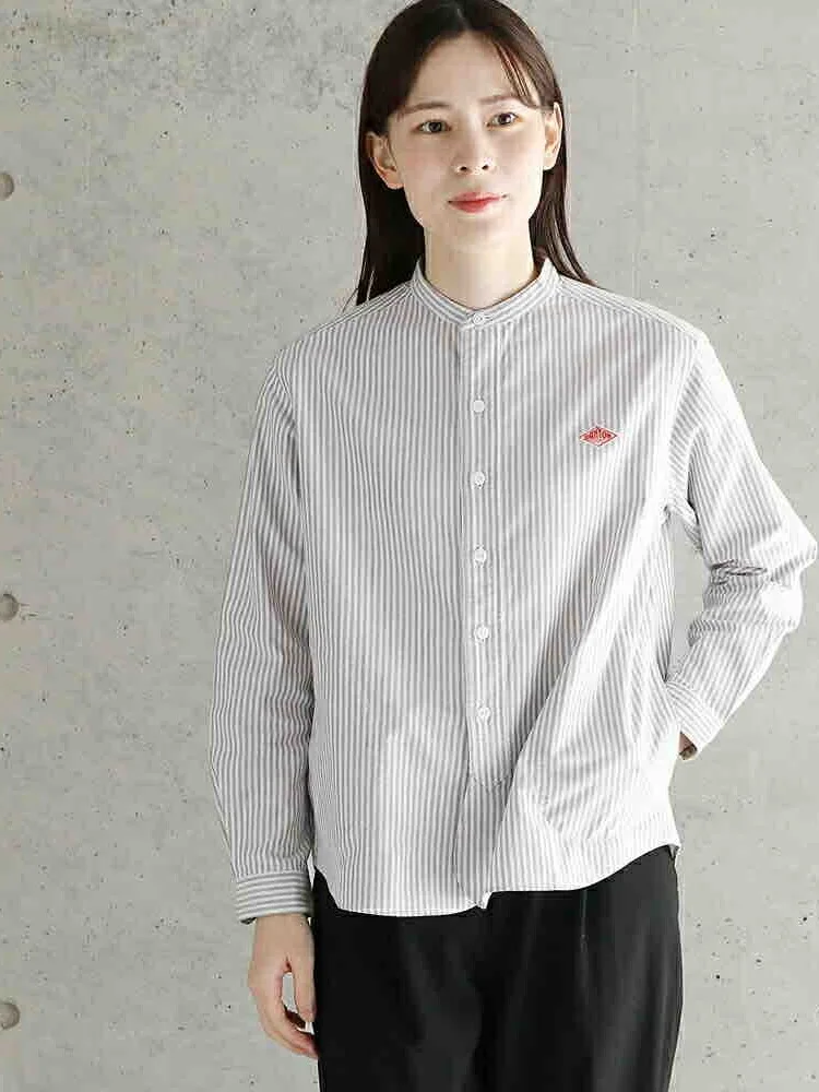 Spring 2026 Women's Casual Style Pure Cotton Long Sleeve Shirt Oxford Cloth Stripe Pattern Embroidery Logo Loose Fit Breathable
Spring 2026 Women's Casual Style Pure Cotton Long Sleeve Shirt Oxford Cloth Stripe Pattern Embroidery Logo Loose Fit Breathable