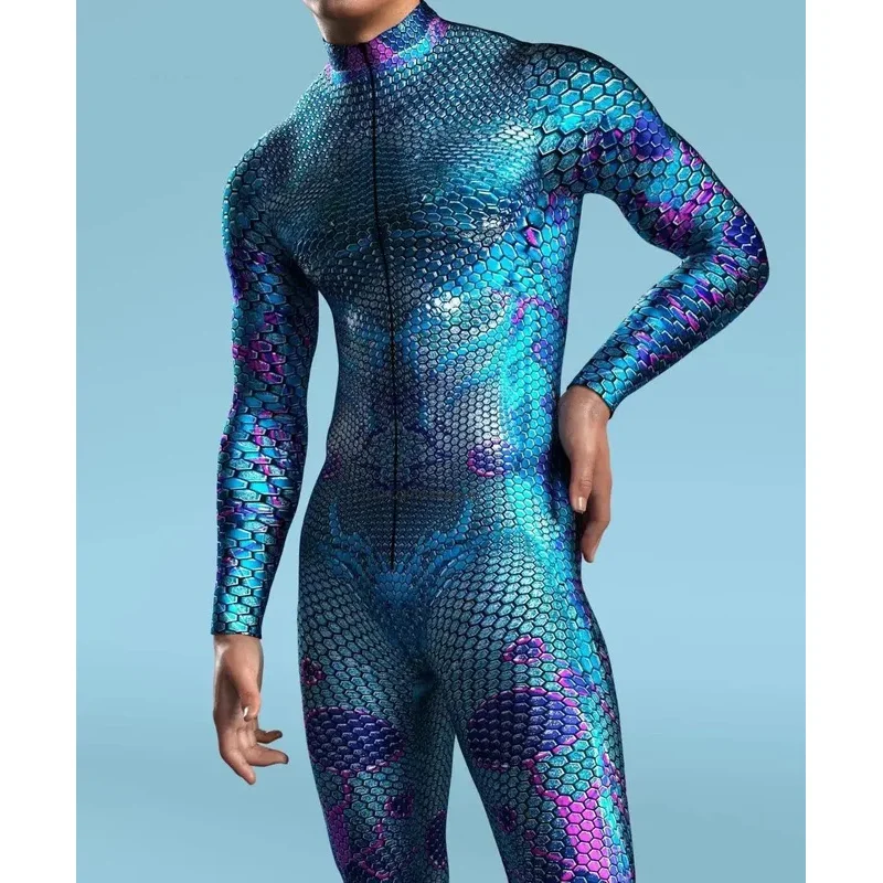 3D Printed Cosplay Costume Men Front Zipper Multicolour Zentai Bodysuit Halloween Party Jumpsuits Carnival Holiday Outfit
3D Printed Cosplay Costume Men Front Zipper Multicolour Zentai Bodysuit Halloween Party Jumpsuits Carnival Holiday Outfit