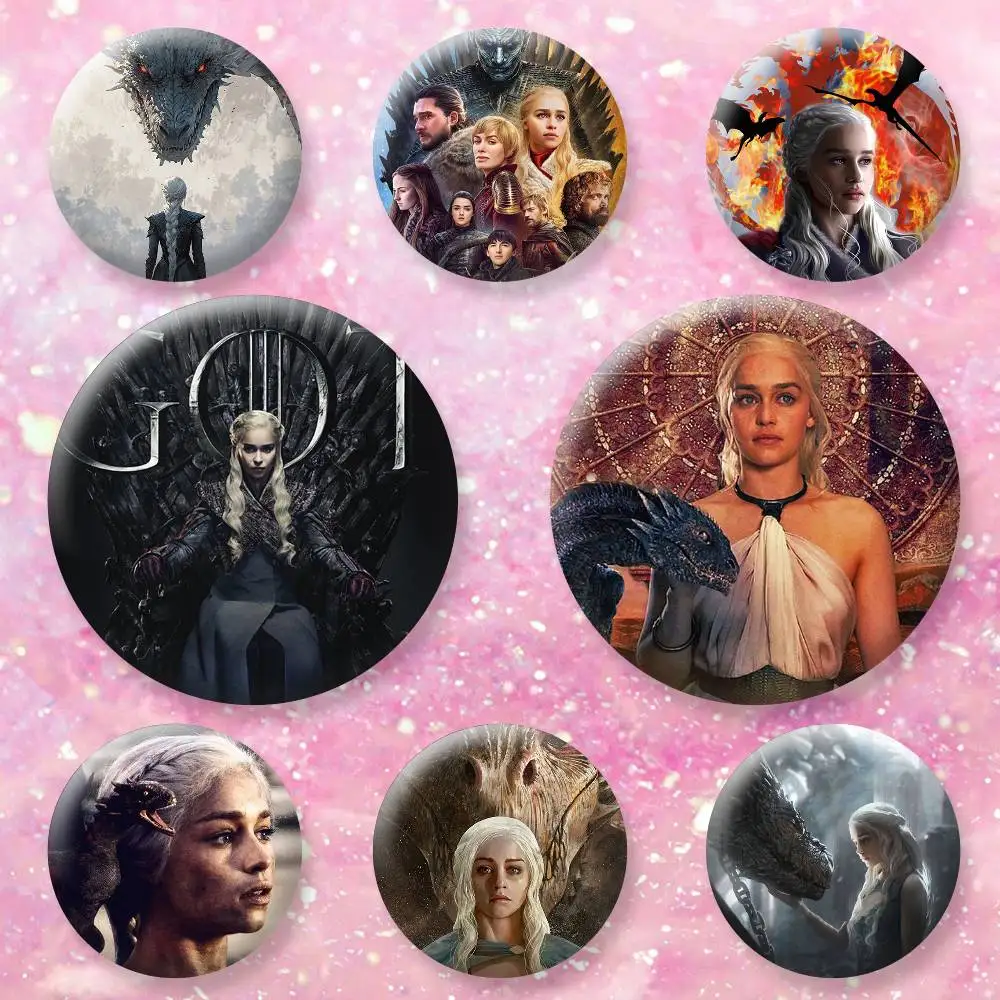 Dragon Mom Game of Thrones Button Pins Backpack Clothing Decor Brooch Badge Jewelry Gifts for Kids
Dragon Mom Game of Thrones Button Pins Backpack Clothing Decor Brooch Badge Jewelry Gifts for Kids