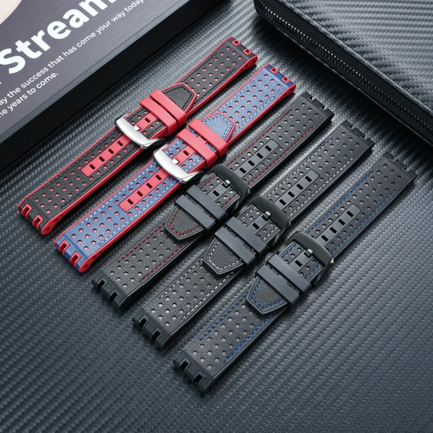 For Tissot T-race racing sports T115 leather watch with men's T115.417A rubber bottom waterproof bracelet accessories 22mm
For Tissot T-race racing sports T115 leather watch with men's T115.417A rubber bottom waterproof bracelet accessories 22mm