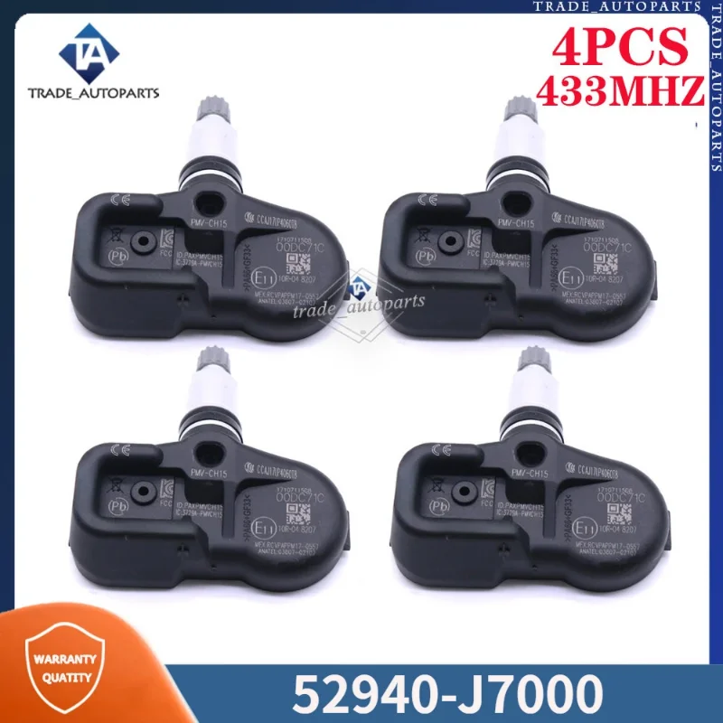 433 МГц TPMS PMV-CH15 для Kia Ceed (CD) Forte K3 (BDC/BD) 2019-2020 гг., датчик системы контроля давления в шинах, 4 шт. 52940-J7000 
433 МГц TPMS PMV-CH15 для Kia Ceed (CD) Forte K3 (BDC/BD) 2019-2020 гг., датчик системы контроля давления в шинах, 4 шт. 52940-J7000