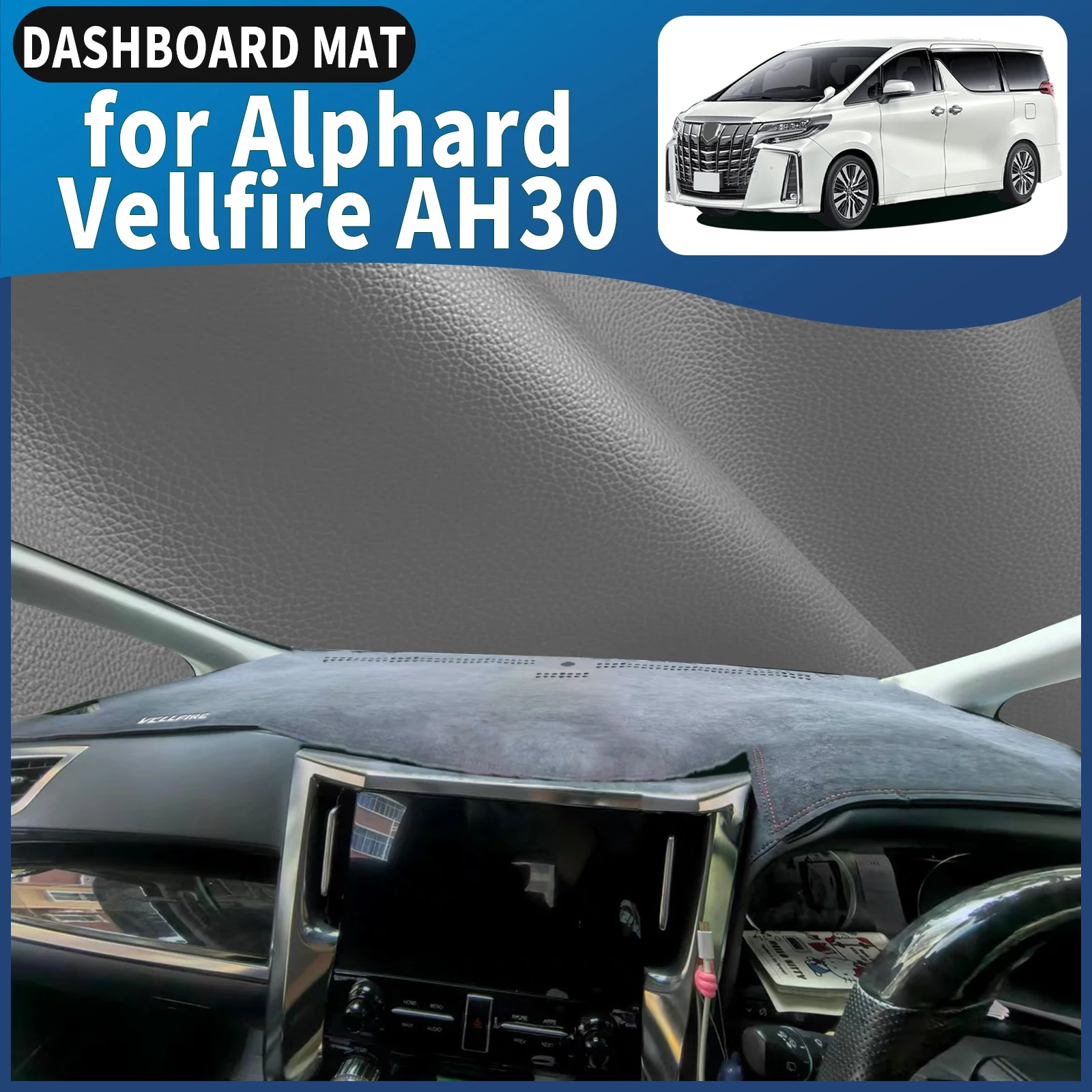 fit for Toyota Alphard Vellfire 30 AH30 2015-2020 RHD Dashmat Dashboard Cover Pad DashMat Sunshade Accessories Protective Carpet
fit for Toyota Alphard Vellfire 30 AH30 2015-2020 RHD Dashmat Dashboard Cover Pad DashMat Sunshade Accessories Protective Carpet
