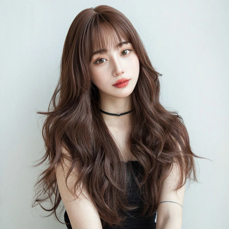 Women's Long Fashionable Medium-Length Curly Hair Elegant Big Wave Full Wig
Women's Long Fashionable Medium-Length Curly Hair Elegant Big Wave Full Wig