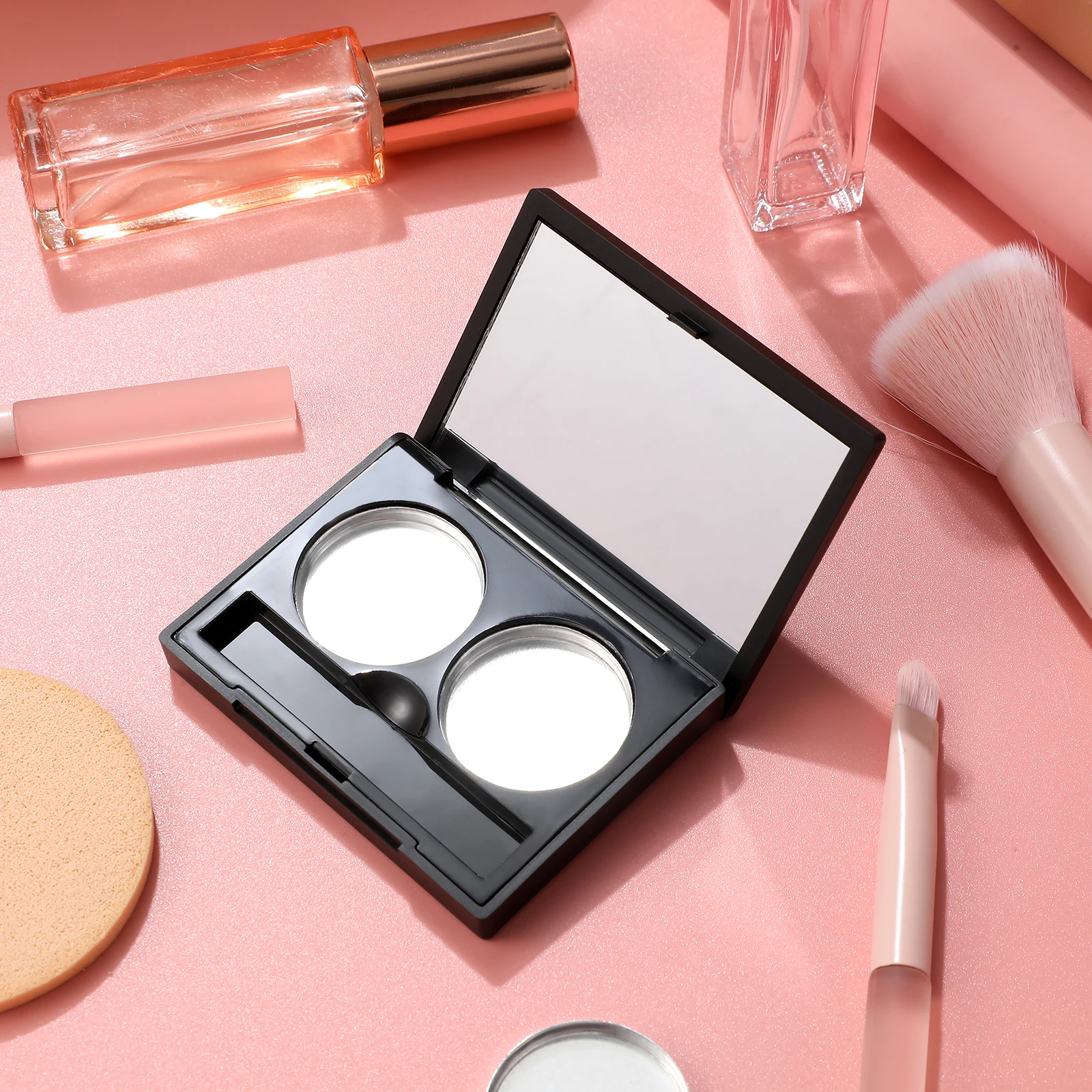 3 set Eyeshadow 2Hole Magnetic Eyeshadow Storage Case Box Plastic Travel Makeup Accessories Container Pigments Craft Projects
3 set Eyeshadow 2Hole Magnetic Eyeshadow Storage Case Box Plastic Travel Makeup Accessories Container Pigments Craft Projects