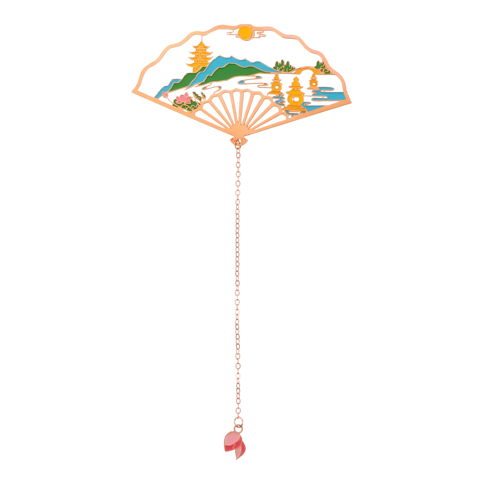 1pc Metal Bookmark Chinese Style Folding Fan Lightweight Hanging Bookmark For Students Writers Readers Gifts School Book
1pc Metal Bookmark Chinese Style Folding Fan Lightweight Hanging Bookmark For Students Writers Readers Gifts School Book