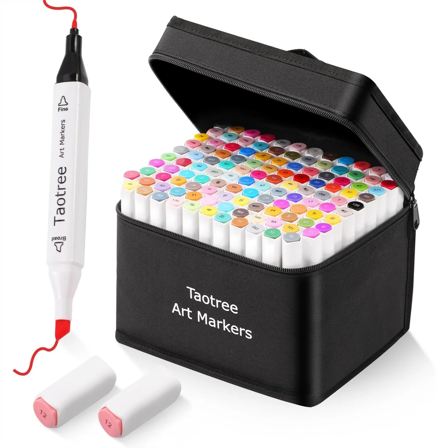 121 Alcohol Markers Set, Dual Tips Art Markers Pens for Adult Coloring Drawing Sketching
121 Alcohol Markers Set, Dual Tips Art Markers Pens for Adult Coloring Drawing Sketching