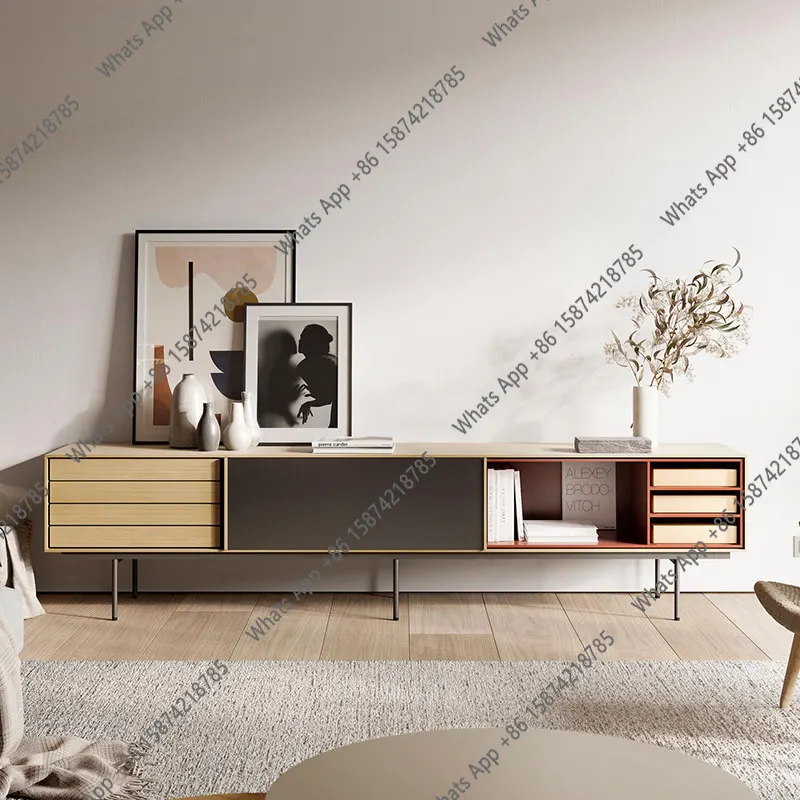 High-end Italian minimalist light luxury TV cabinet Modern minimalist Nordic log color living room solid wood tall model
High-end Italian minimalist light luxury TV cabinet Modern minimalist Nordic log color living room solid wood tall model