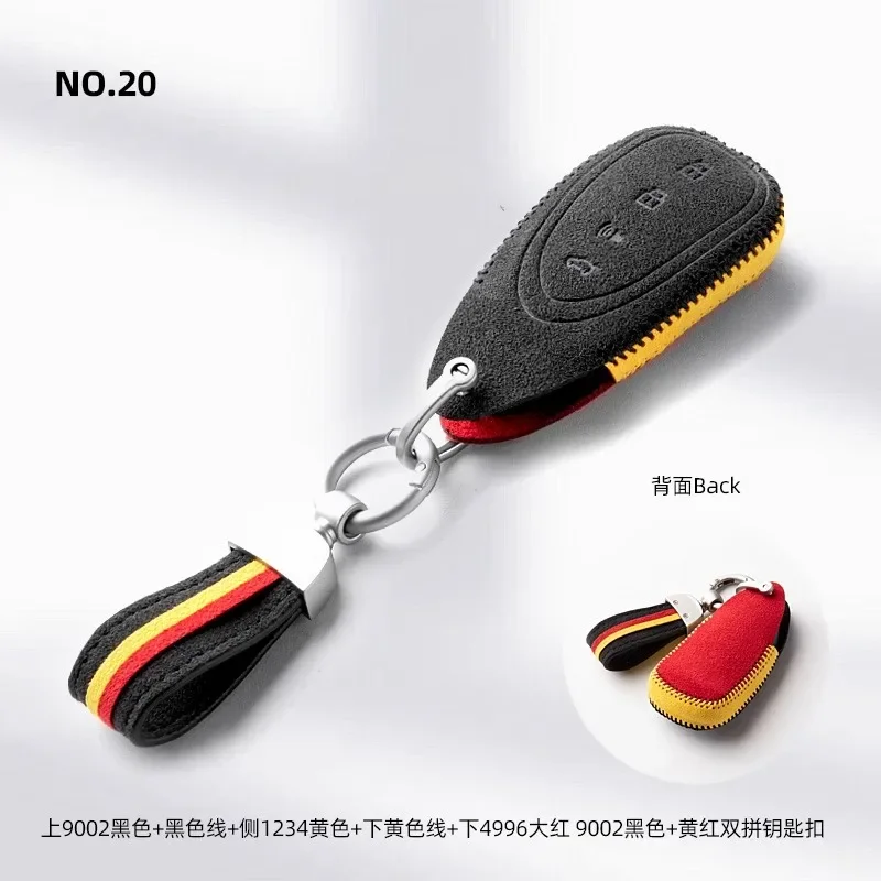 Customized Alcantara 100% Car Key Case Cover Holder Key Shell Buckle for GACMOTOR Gs4 EMPOW M8 Gs3 Gs8 M6pro Yplus
Customized Alcantara 100% Car Key Case Cover Holder Key Shell Buckle for GACMOTOR Gs4 EMPOW M8 Gs3 Gs8 M6pro Yplus