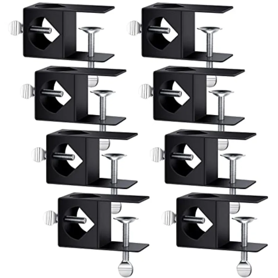 Pack Metal Black Deck Clamp for Torches Porch Rail Clamp Universal Pole Mount Bracket Deck Pole Holder for Solar Panel Outdoor
Pack Metal Black Deck Clamp for Torches Porch Rail Clamp Universal Pole Mount Bracket Deck Pole Holder for Solar Panel Outdoor