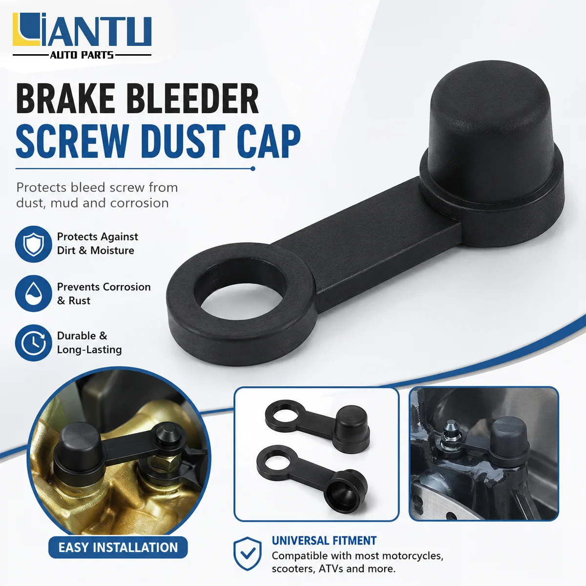 4/10/20pcs Automotive Brake Bleeding Cap Rubber Screw Dust Cover Black Rubber Waterproof And Dustproof Automotive Parts
4/10/20pcs Automotive Brake Bleeding Cap Rubber Screw Dust Cover Black Rubber Waterproof And Dustproof Automotive Parts