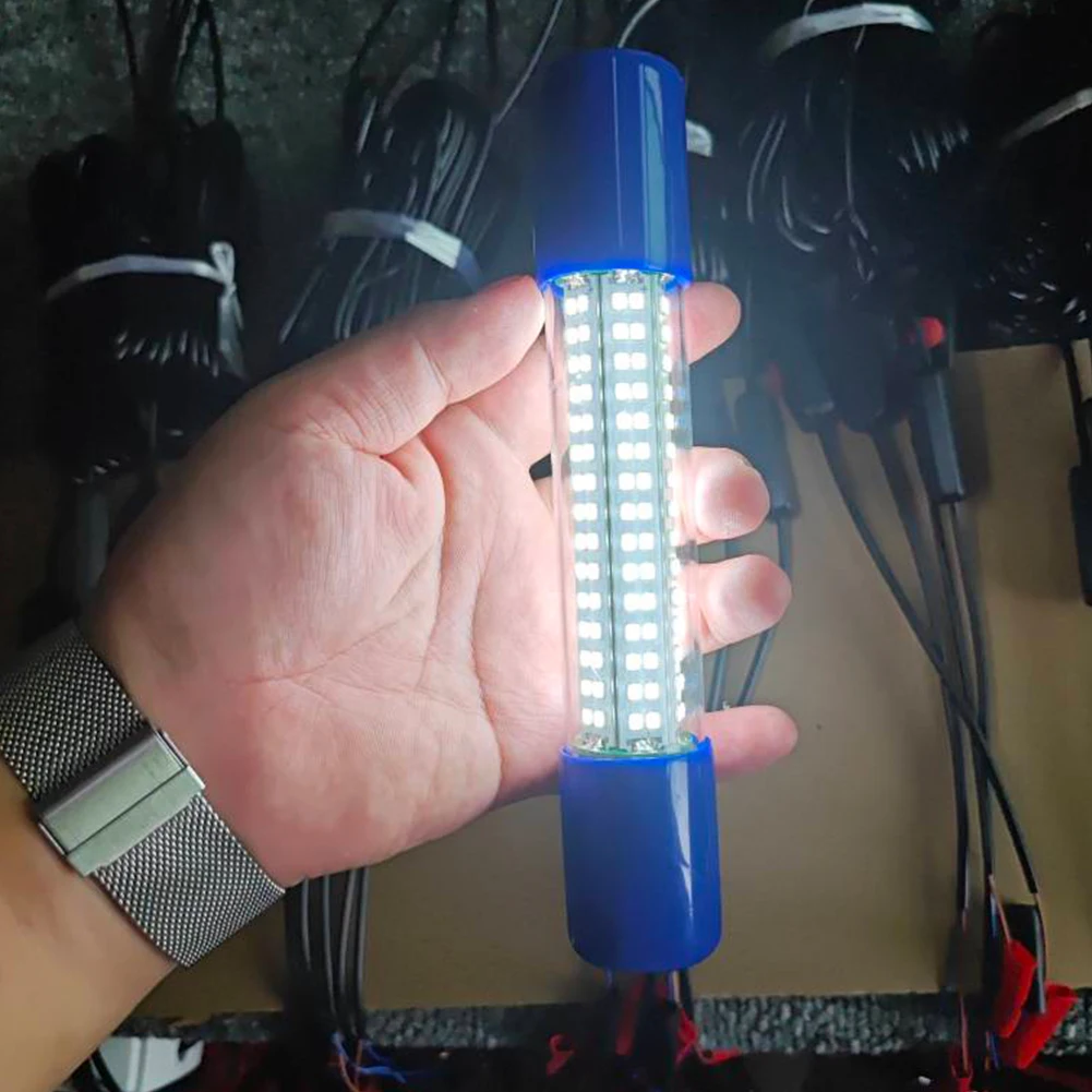 Waterproof Submersible Fishing Light 50W Fish Lure Bait Finder Lamp 12-24V Glowing Fish Attractor for Squid Shrimp Krill
Waterproof Submersible Fishing Light 50W Fish Lure Bait Finder Lamp 12-24V Glowing Fish Attractor for Squid Shrimp Krill