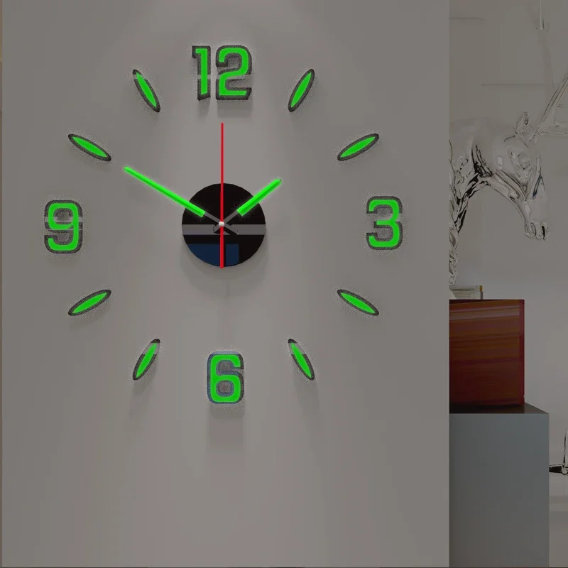 Luminous Wall Clocks for Living Room Silent Modern Minimalist Acrylic DIY Decor Wall Sticker Clock Home Decoration Reloj Pared
Luminous Wall Clocks for Living Room Silent Modern Minimalist Acrylic DIY Decor Wall Sticker Clock Home Decoration Reloj Pared