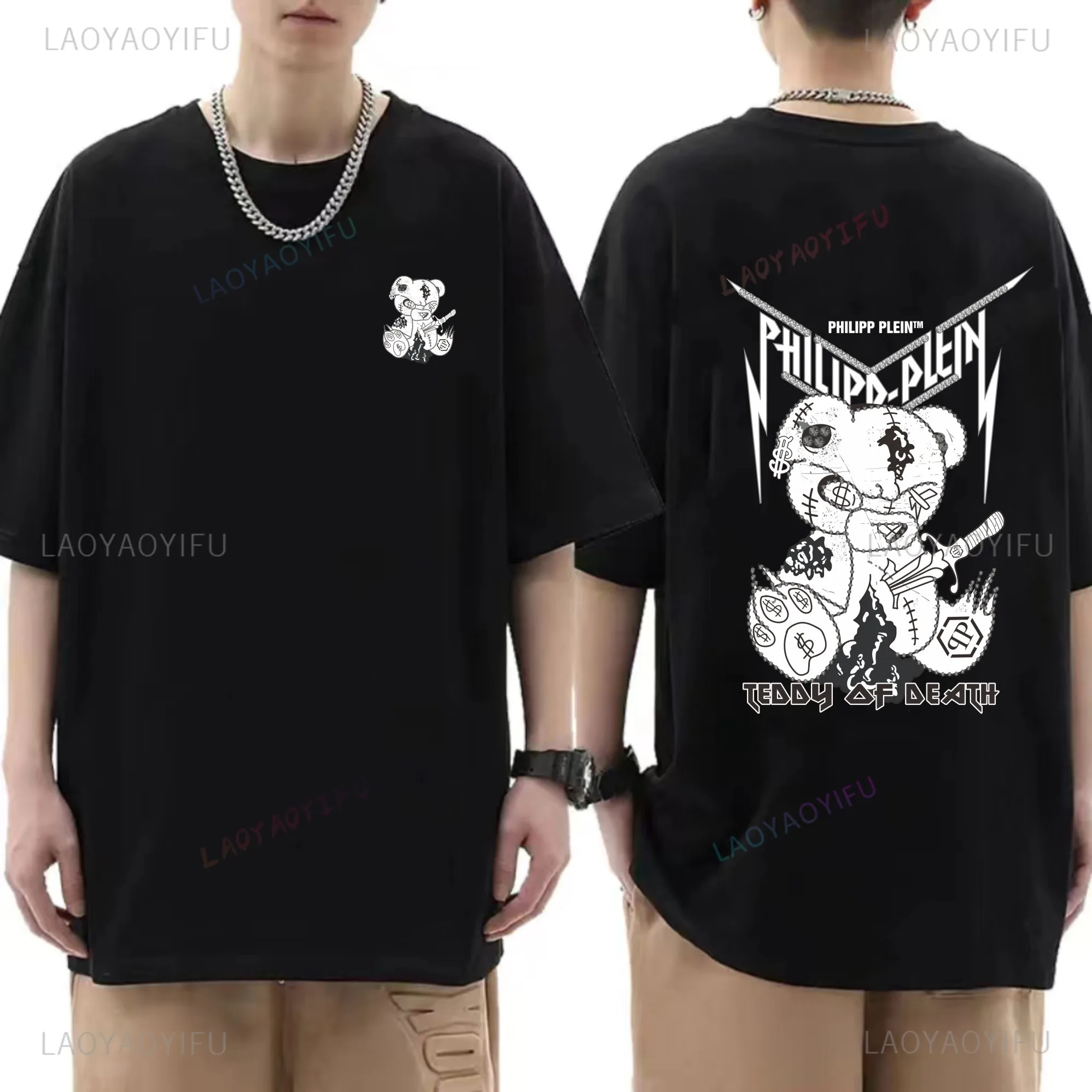 Rich bear cartoon print top fashion comfortable round neck men and women Kawaii short-sleeved T-shirt daily clothing
Rich bear cartoon print top fashion comfortable round neck men and women Kawaii short-sleeved T-shirt daily clothing