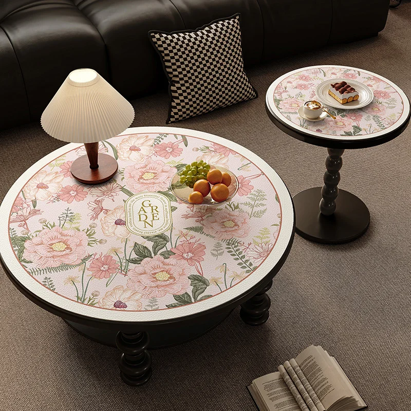 Pastoral Style Round Leather Dining Table Mat Waterproof Oil Proof Heat-Resistant Home Table Decoration Accessory Customization
Pastoral Style Round Leather Dining Table Mat Waterproof Oil Proof Heat-Resistant Home Table Decoration Accessory Customization