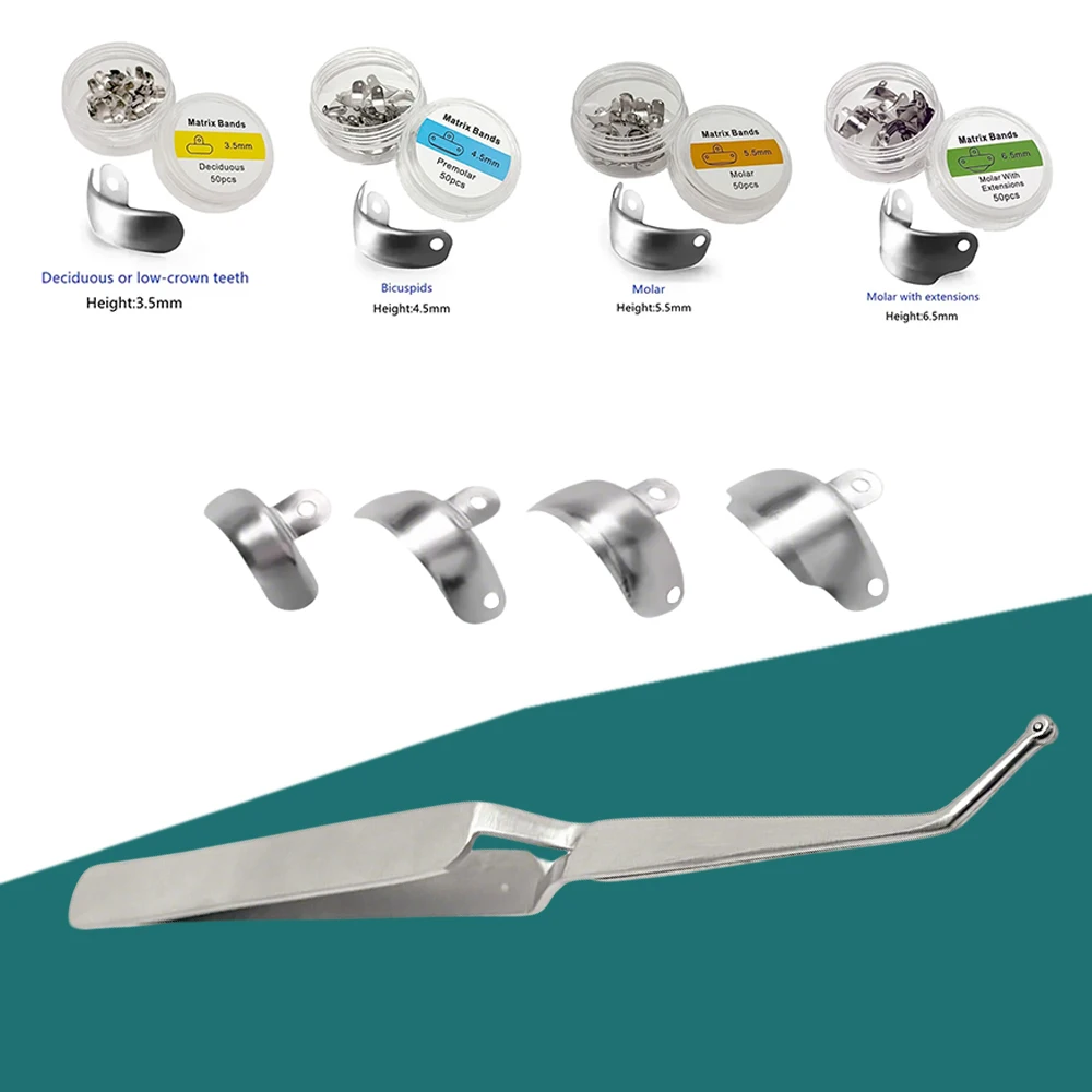 Stainless Steel Dental Matrix Holder Clamp and Forceps Set for Sectional Band Placement and Orthodontic Matrix Instrument Tools
Stainless Steel Dental Matrix Holder Clamp and Forceps Set for Sectional Band Placement and Orthodontic Matrix Instrument Tools