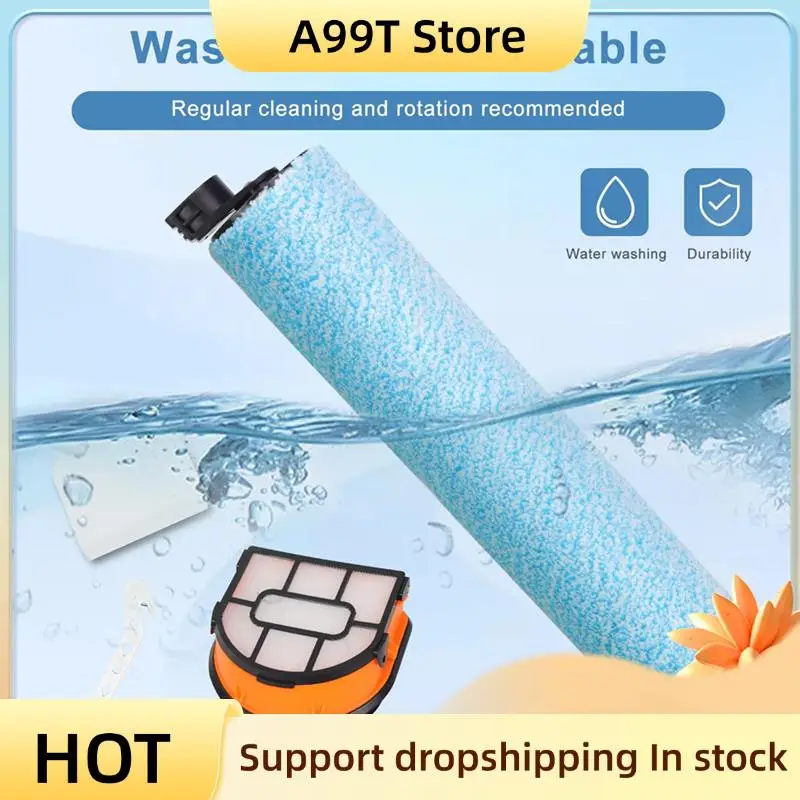 A99T WD161 Replacement HEPA Filter And Brush Roller Set For Shark Hydrovac Messmaster AW261, WD160, WD161,WD260,WD261, WD265
A99T WD161 Replacement HEPA Filter And Brush Roller Set For Shark Hydrovac Messmaster AW261, WD160, WD161,WD260,WD261, WD265