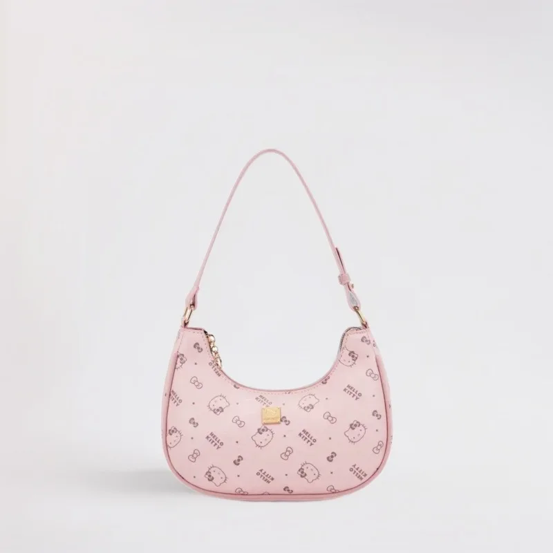 Kawaii Hello Kitty Cartoon Versatile Shoulder Bag New Underarm Bag Anime Sanrio Girl's Heart Cute High-End Fashion Commuter Bag
Kawaii Hello Kitty Cartoon Versatile Shoulder Bag New Underarm Bag Anime Sanrio Girl's Heart Cute High-End Fashion Commuter Bag
