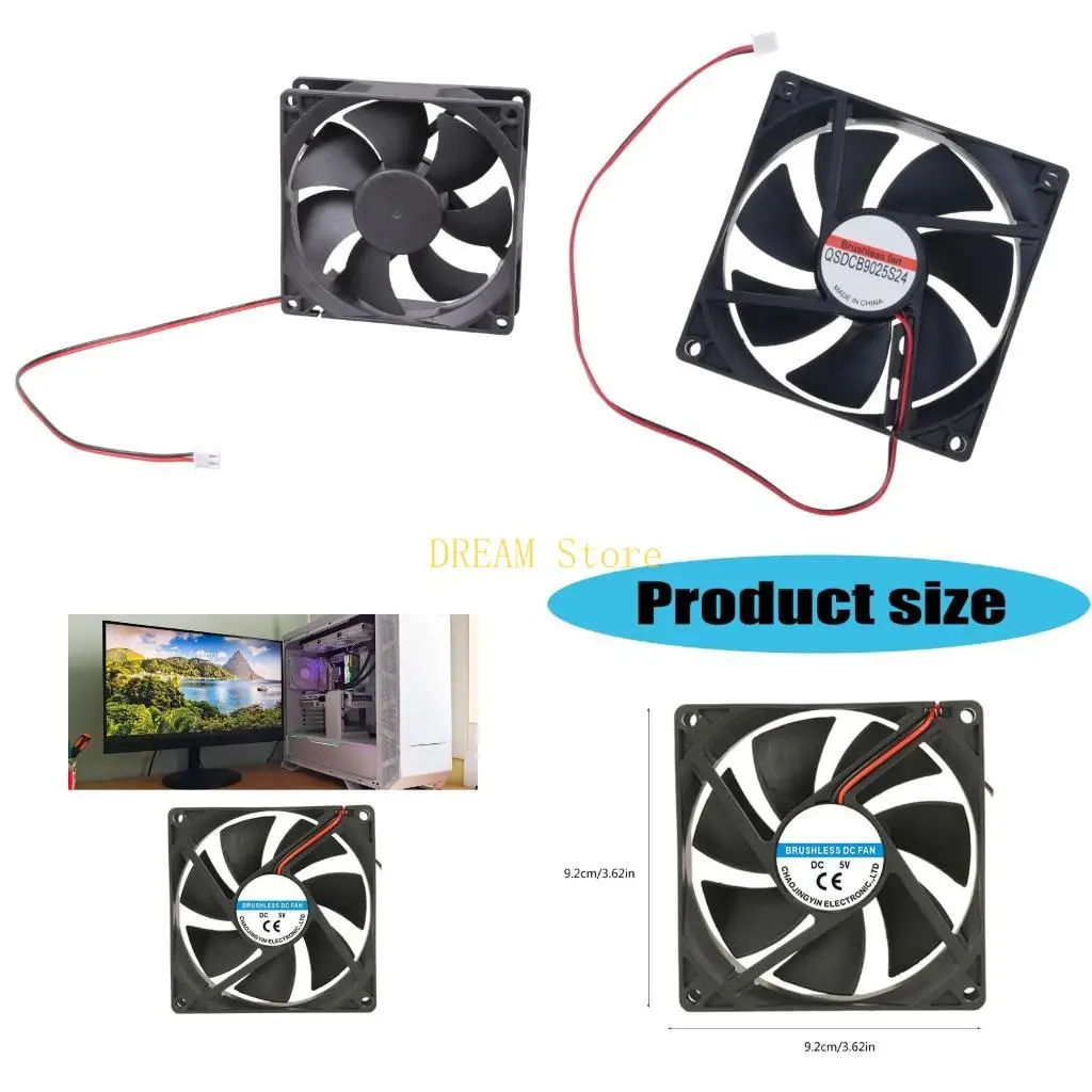 DC9225 Case Fan Hydraulic Bearing Technology ABS Frame DC5/12/24V for Networking Storage and Office Electronics best sale
DC9225 Case Fan Hydraulic Bearing Technology ABS Frame DC5/12/24V for Networking Storage and Office Electronics best sale