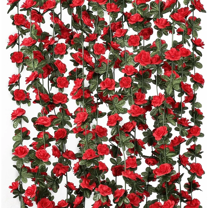 10PCS Artificial Rose Flowers Wedding Home Room Table Decorat Outdoor Yard Garden Arch Christmas Rattan DIY Fake Plants Hanging
10PCS Artificial Rose Flowers Wedding Home Room Table Decorat Outdoor Yard Garden Arch Christmas Rattan DIY Fake Plants Hanging