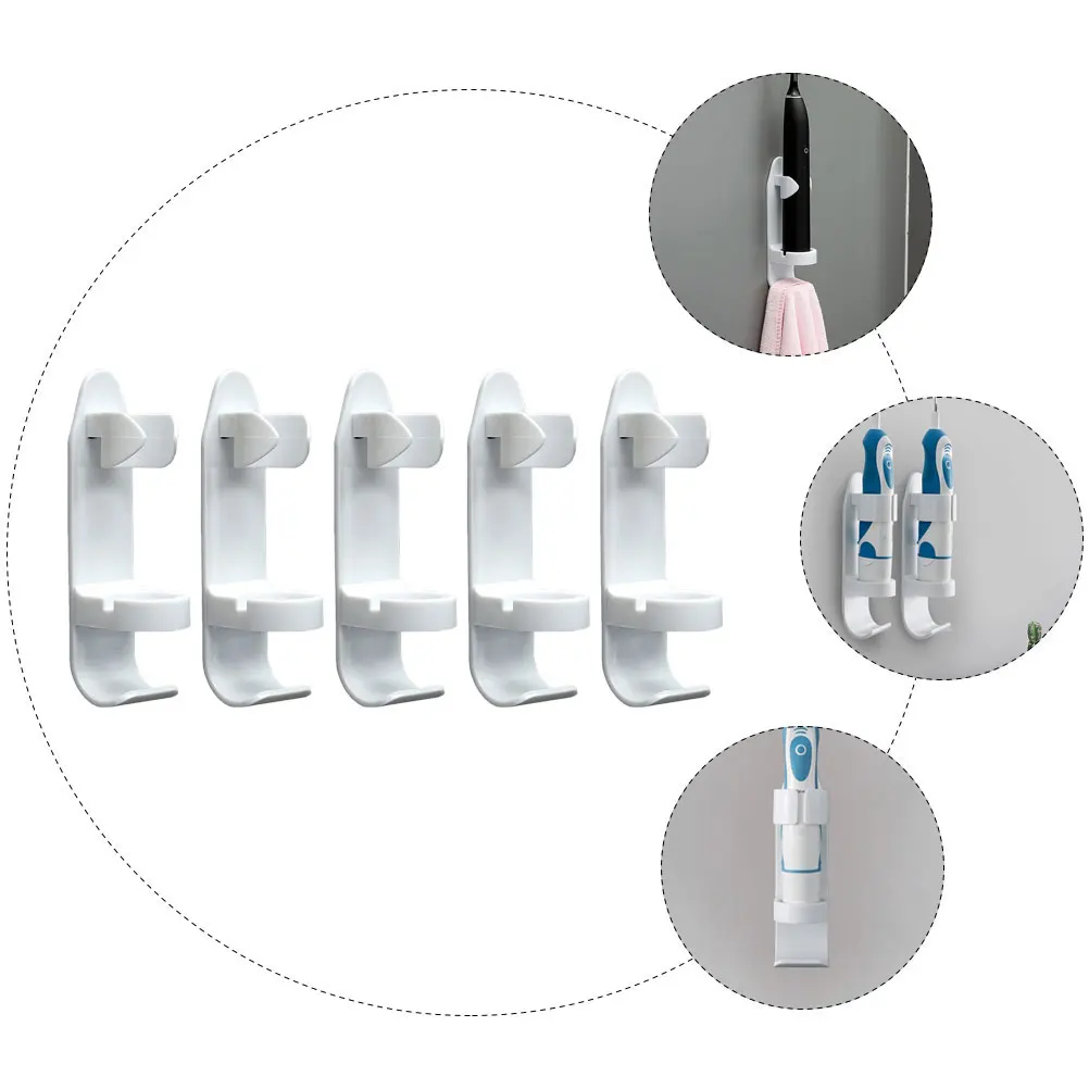 5 Pcs Electric Toothbrush Holder Rack Adhesive Wall Mounted Bathroom ABS Material Towel Hook Storage Dry
5 Pcs Electric Toothbrush Holder Rack Adhesive Wall Mounted Bathroom ABS Material Towel Hook Storage Dry