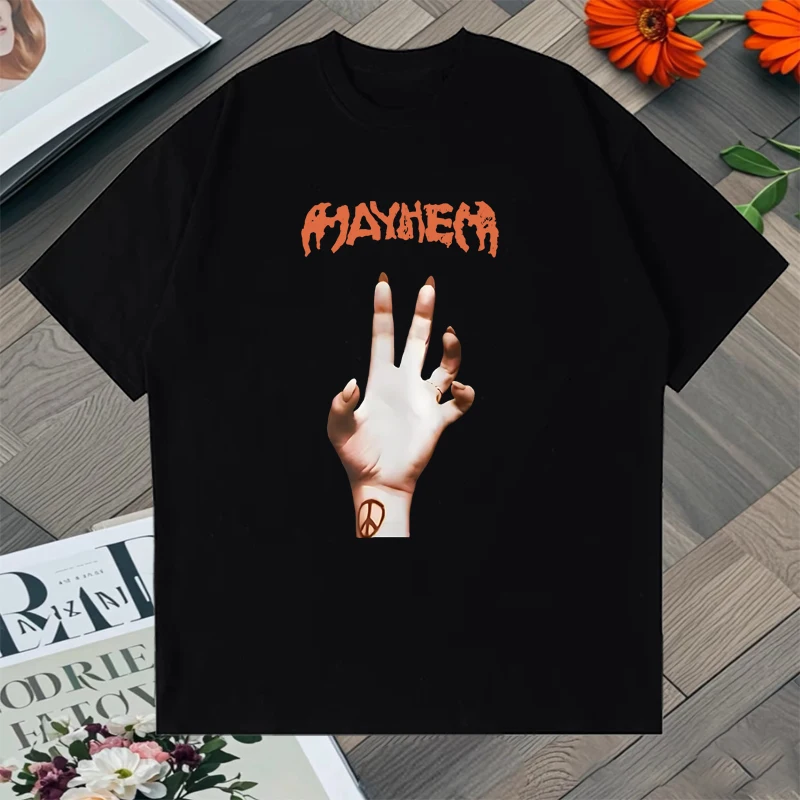 2025 Trend Lady Gaga Mayhem New Album Oversized t-shirt Y2K Vintage Men Women 100% Cotton short sleeve Popular T-shirts Unisex
2025 Trend Lady Gaga Mayhem New Album Oversized t-shirt Y2K Vintage Men Women 100% Cotton short sleeve Popular T-shirts Unisex