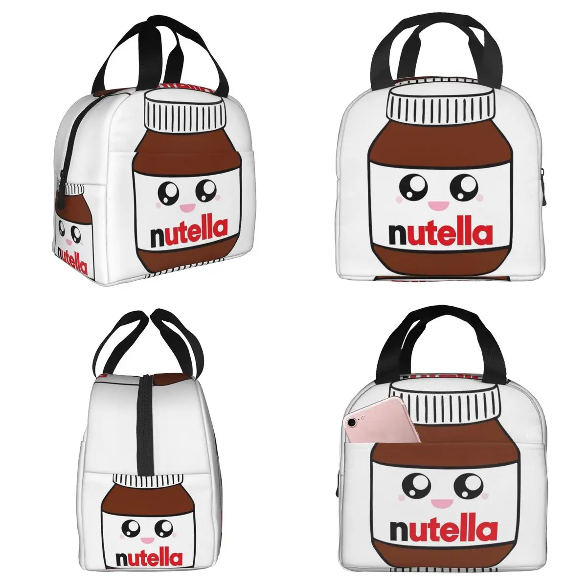 Термосумка для обедов Nutella для детей, школьный термоконтейнер для еды, портативный ланч-бокс
Термосумка для обедов Nutella для детей, школьный термоконтейнер для еды, портативный ланч-бокс