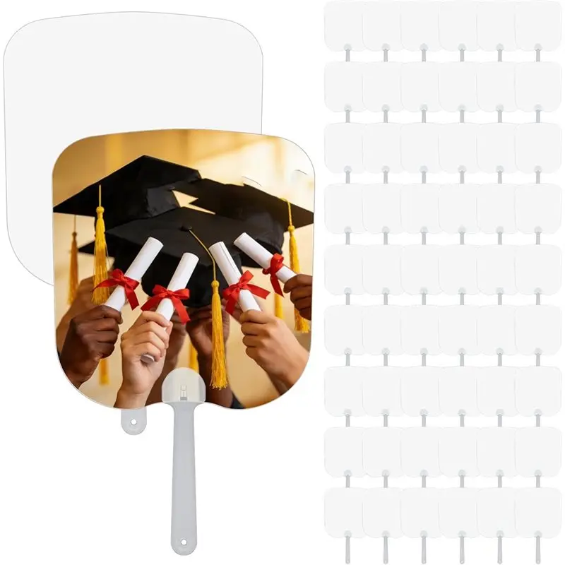 A67M-Sublimation Fans 60 Pcs Double-Sided Blank Paddle Fan Blanks For DIY Hand Fans For Wedding For Guests Graduation
A67M-Sublimation Fans 60 Pcs Double-Sided Blank Paddle Fan Blanks For DIY Hand Fans For Wedding For Guests Graduation