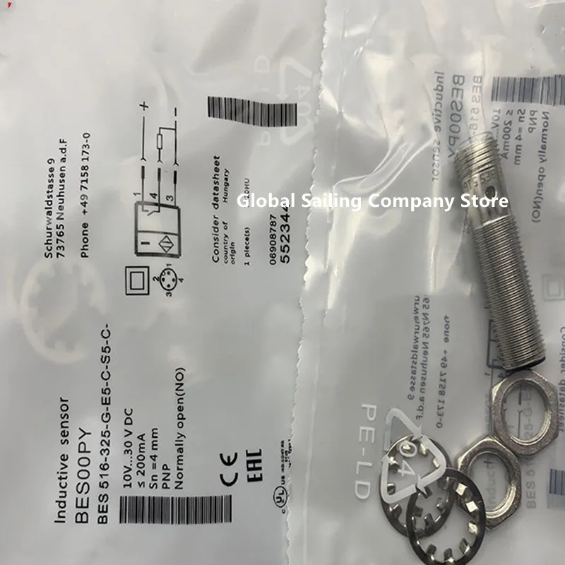 3PCS New Proximity switch BES00PA BES 516-325-G-E5-C-S4
3PCS New Proximity switch BES00PA BES 516-325-G-E5-C-S4
