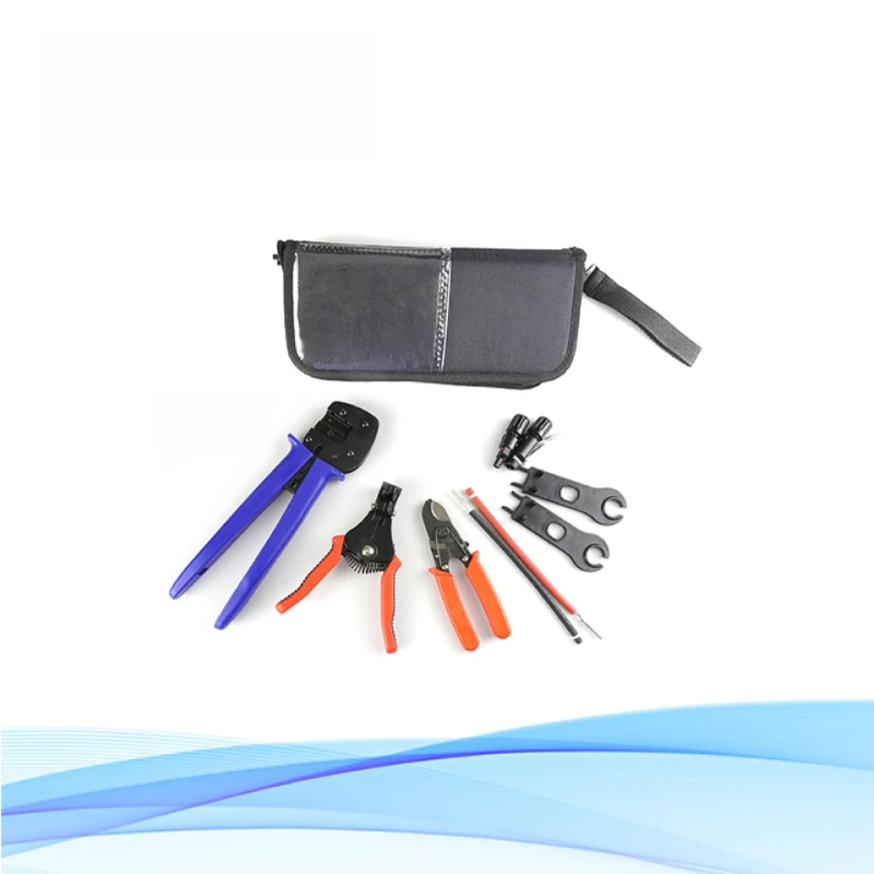 Multifunctional solar photovoltaic tool set, special wire stripping pliers wrench kit
Multifunctional solar photovoltaic tool set, special wire stripping pliers wrench kit