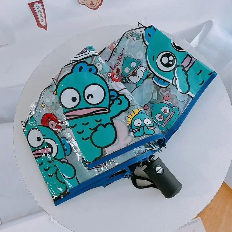 Hangyodon Anime Kawaii MINISO InsTransparent Rain Umbrella Cute Three Fold Automatic Umbrella Folding Sun Rain Gifts for Kids
Hangyodon Anime Kawaii MINISO InsTransparent Rain Umbrella Cute Three Fold Automatic Umbrella Folding Sun Rain Gifts for Kids