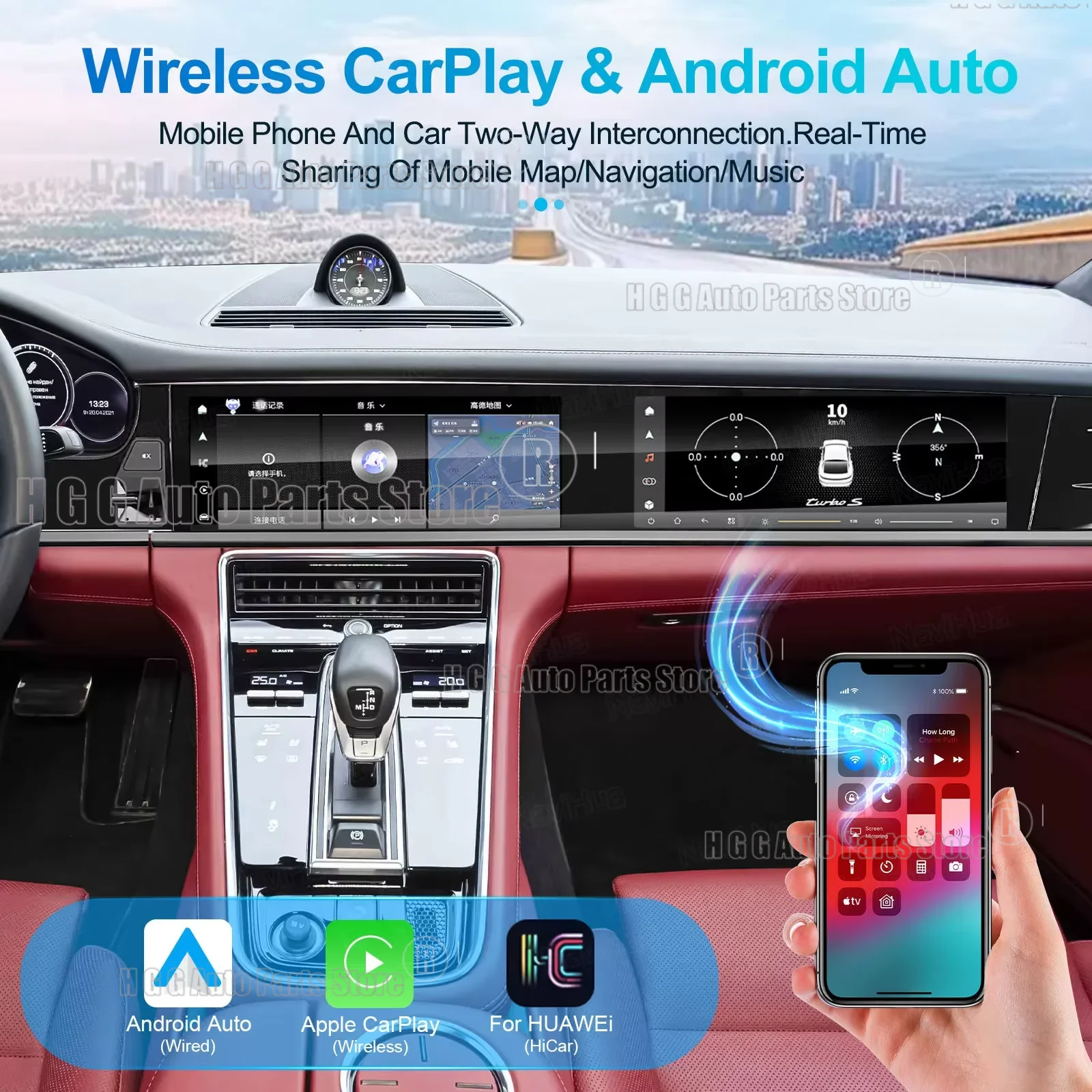 Автомагнитола с двумя экранами, Android 14, CarPlay, для Porsche Panamera 971 2017-2023, мультимедийный стереоплеер, GPS-навигатор, головное устройство (RHD/LHD)
Автомагнитола с двумя экранами, Android 14, CarPlay, для Porsche Panamera 971 2017-2023, мультимедийный стереоплеер, GPS-навигатор, головное устройство (RHD/LHD)