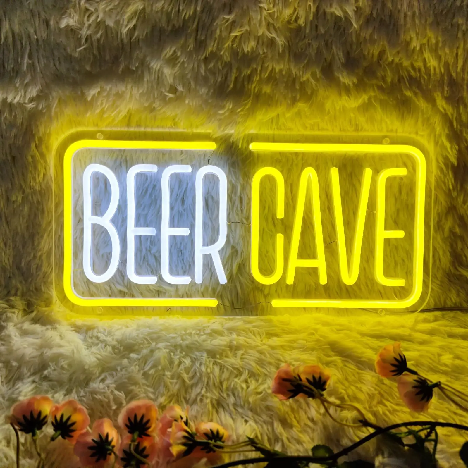 BEER CAVE LED Neon - Clear Acrylic Design, USB Powered Dimmable LED Neon, Suitable for Bars, Parties, Men's Cave Wall Decoration
BEER CAVE LED Neon - Clear Acrylic Design, USB Powered Dimmable LED Neon, Suitable for Bars, Parties, Men's Cave Wall Decoration